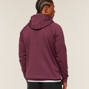HOODIE CREST BURGUNDY – Image 4