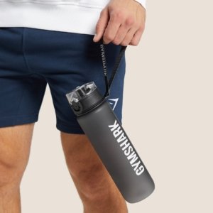 GYMSHARK SPORTS BOTTLE BLACK – Image 4