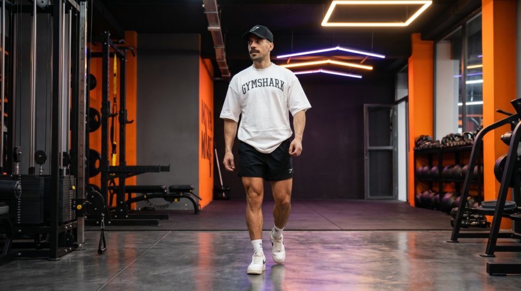 Baha Aesthetics style court Gymshark walk gym Maroc lifestyle