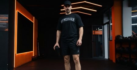 Baha Aesthetics short sport homme Gymshark noir salle Maroc guide