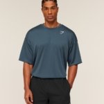 ARRIVAL OVERSIZED T-SHIRT  STEALTH BLUE