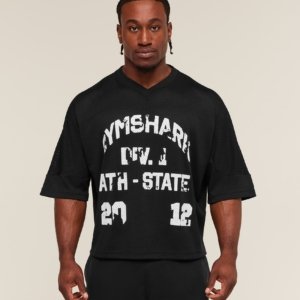 GRAPHIC MESH OVERSIZED T-SHIRT – Image 1