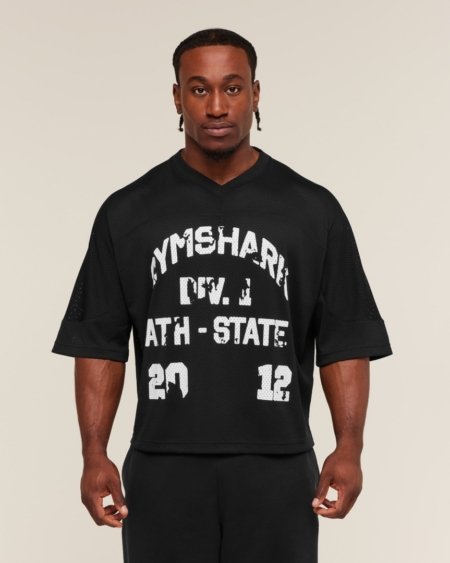 GRAPHIC MESH OVERSIZED T-SHIRT - My Authentic Store
