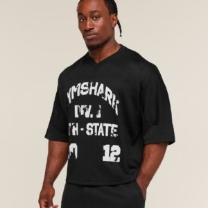 GRAPHIC MESH OVERSIZED T-SHIRT – Image 2
