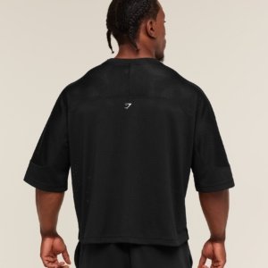 GRAPHIC MESH OVERSIZED T-SHIRT – Image 3