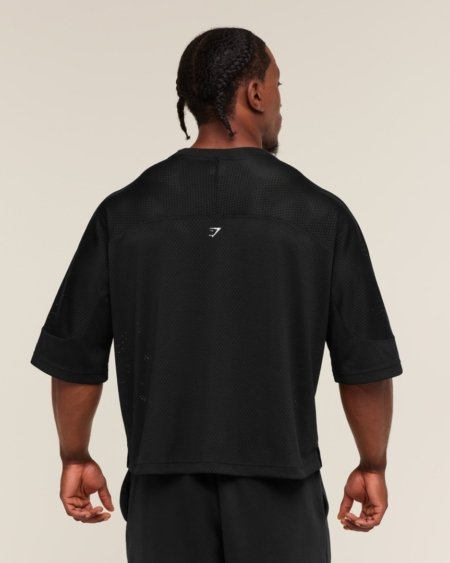 GRAPHIC MESH OVERSIZED T-SHIRT - My Authentic Store
