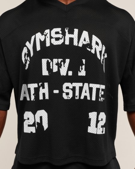 GRAPHIC MESH OVERSIZED T-SHIRT - My Authentic Store