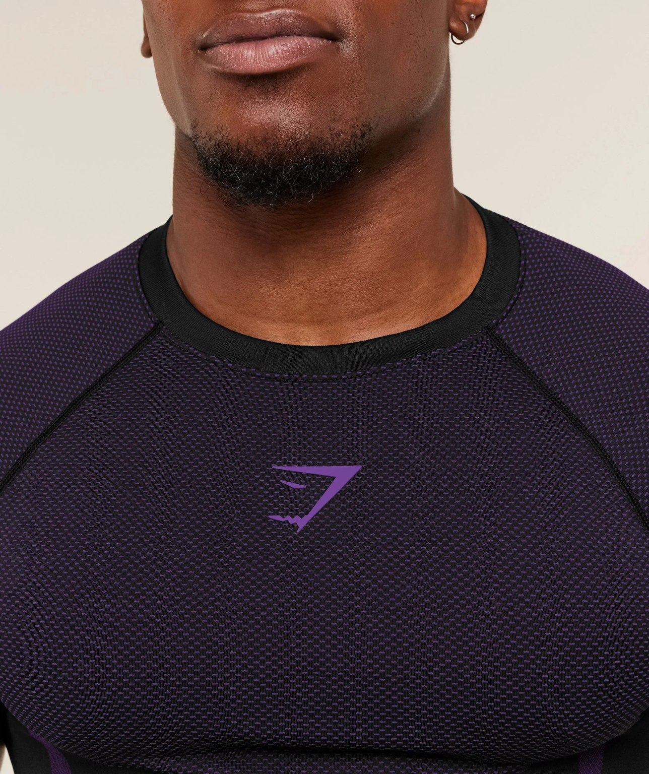 Gymshark Onyx 5.0 Seamless T-Shirt - Black/Athletic Purple - My Authentic Store