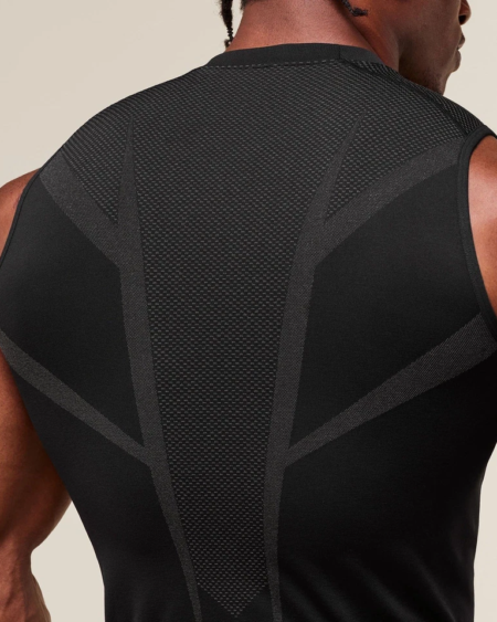 Gymshark Onyx 5.0 Tank - Black/Onyx Grey - My Authentic Store