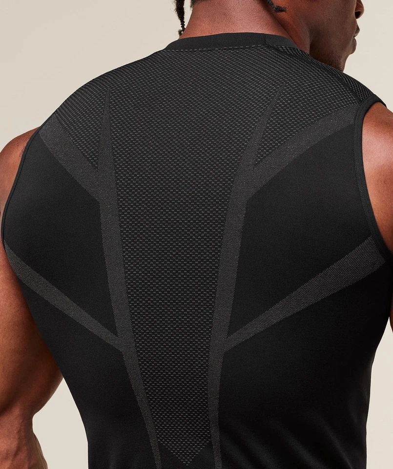 Gymshark Onyx 5.0 Tank - Black/Onyx Grey - My Authentic Store