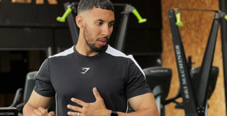 Hamza Elmagradi t-shirt respirant Gymshark CrossFit Maroc performer sec