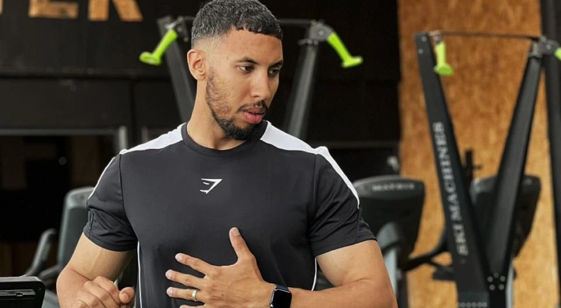 Hamza Elmagradi t-shirt respirant Gymshark CrossFit Maroc performer sec
