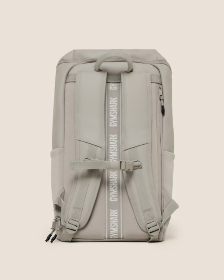 Gymshark Sleek Backpack Mushroom Grey — My Authentic Store