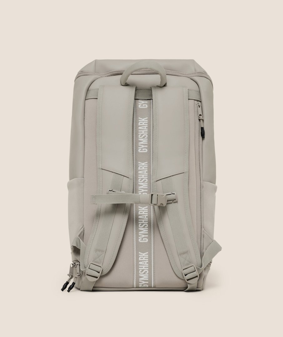 Gymshark Sleek Backpack Mushroom Grey — My Authentic Store