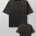 YOUNGLA T-SHIRT Backbone Tees - Black Wash