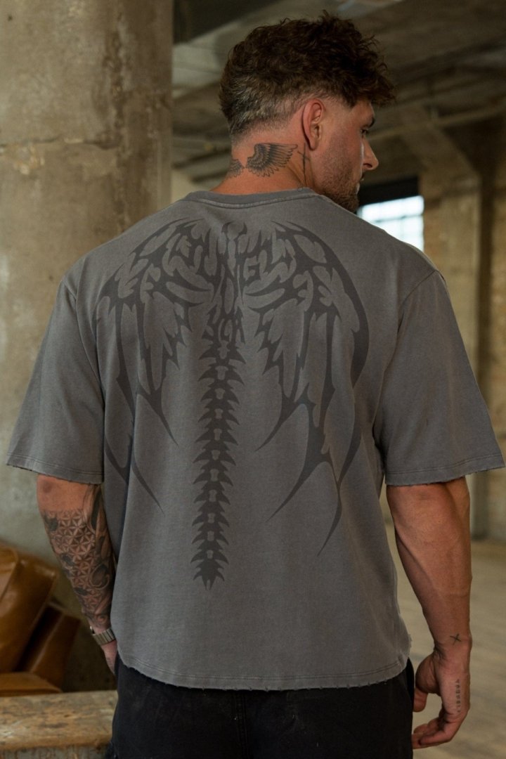 YoungLA 4234 Backbone Tees - style oversize