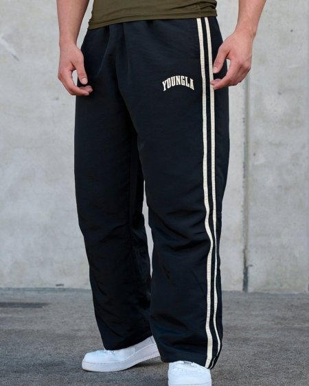 YoungLA 249 Flagship Track Pants Black - lifestyle