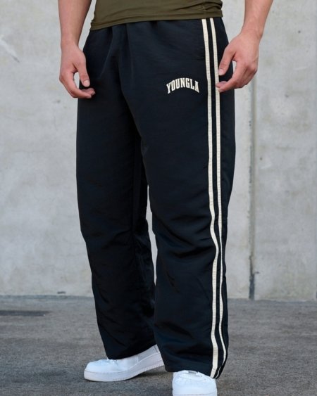 YoungLA 249 Flagship Track Pants Black - lifestyle