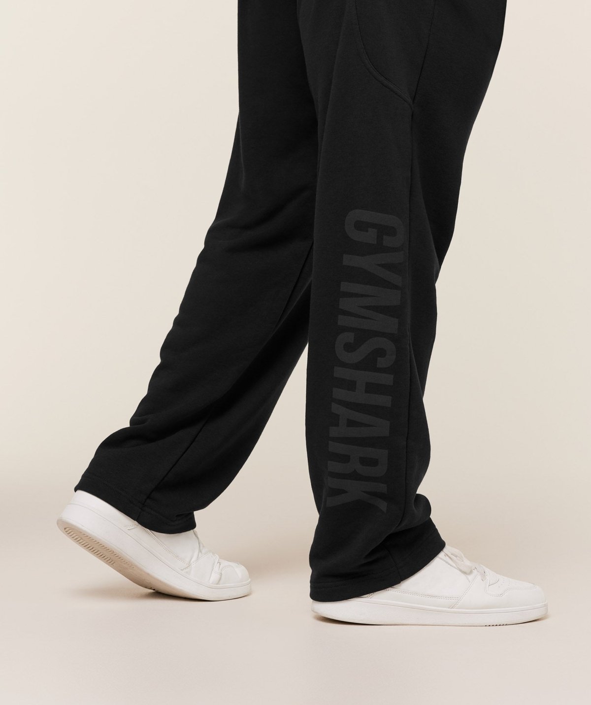 Gymshark Power Straight Leg Pants noir, vue de dos