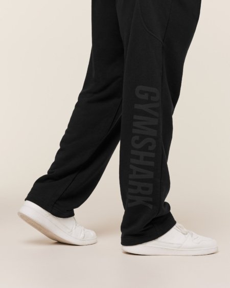 Gymshark Power Straight Leg Pants noir, vue de dos