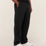 Gymshark Power Straight Leg Pants noir, pantalon de musculation homme