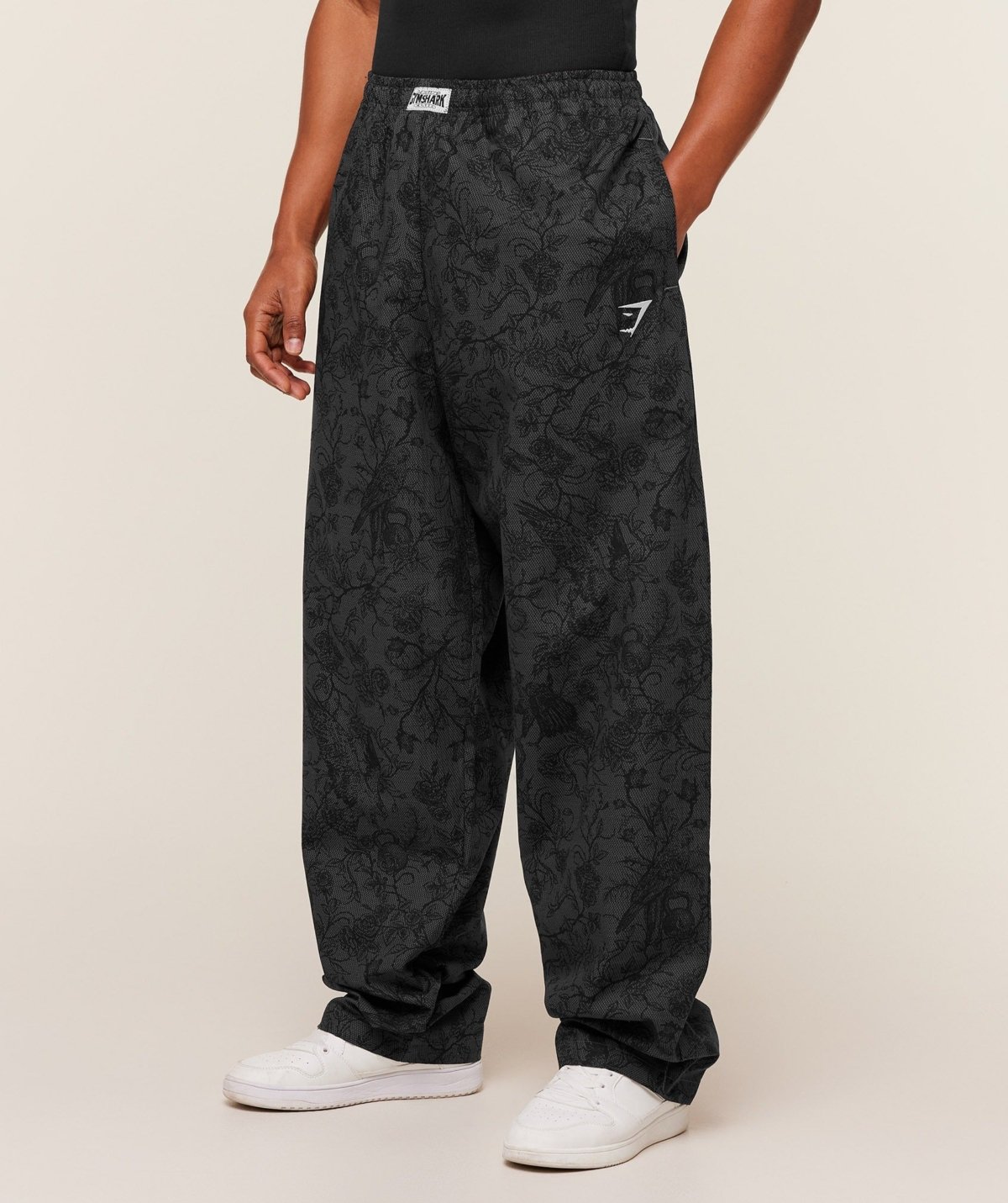 images-StraightLegPumperPants Gymshark Straight Leg Pumper Pants Black Onyx Grey, jogger coupe droite