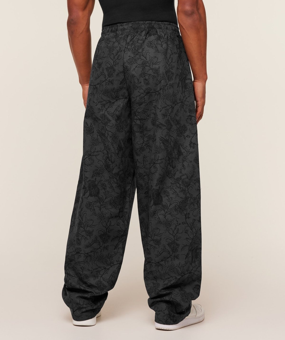 Détail du jogger Gymshark Straight Leg Pumper Pants Black Onyx Grey