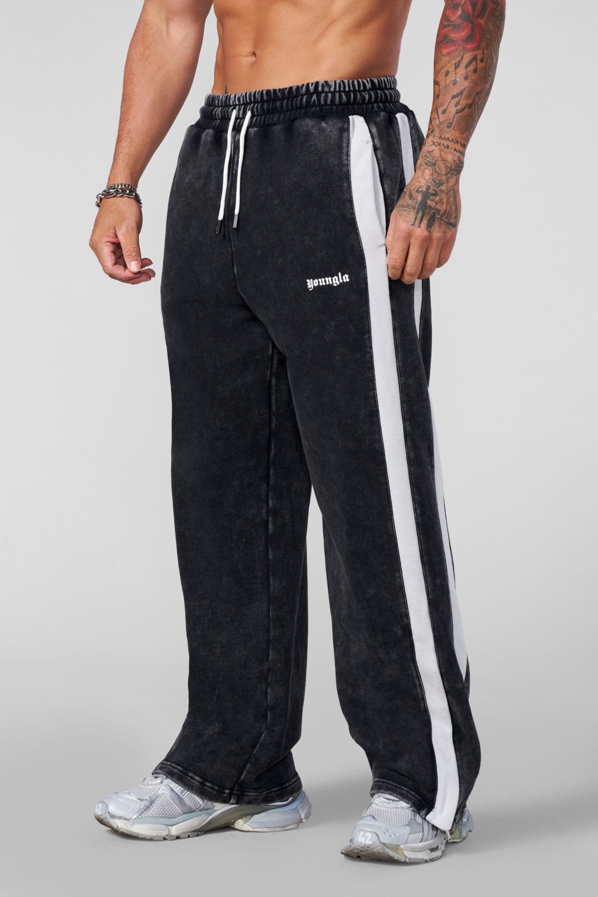 classic strip baggy joggers washed YoungLA Maroc — 100% authentique