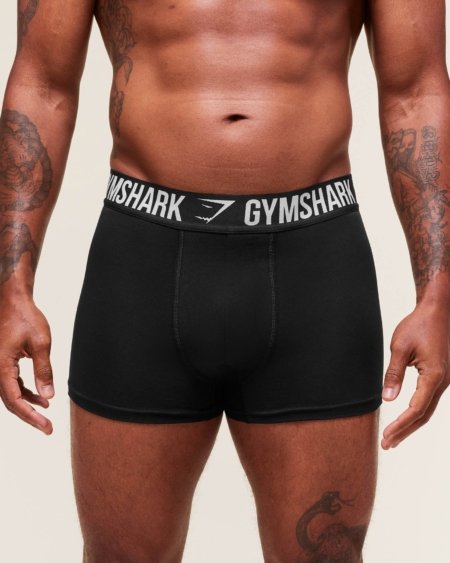 Gymshark Boxer Brief 3PK Black Maroc — 100% authentique