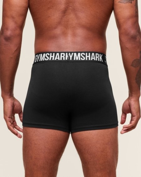 Gymshark Boxer Brief 3PK Black Maroc — 100% authentique