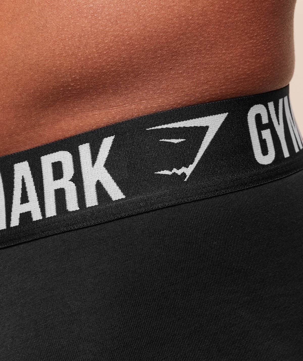 Gymshark Boxer Brief 3PK Black Maroc — 100% authentique