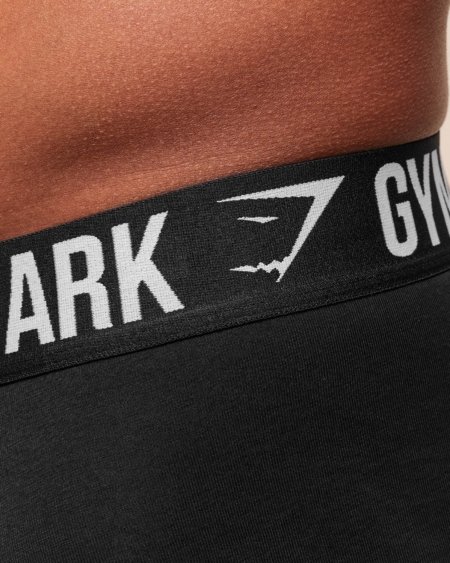 Gymshark Boxer Brief 3PK Black Maroc — 100% authentique