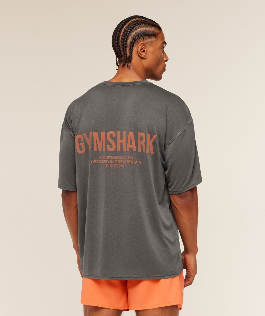 conditioning club washed t-shirt Gymshark Maroc — 100% authentique