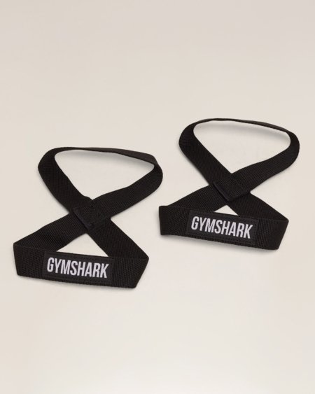 Gymshark Figure 8 Lifting Straps Black Maroc — 100% authentique