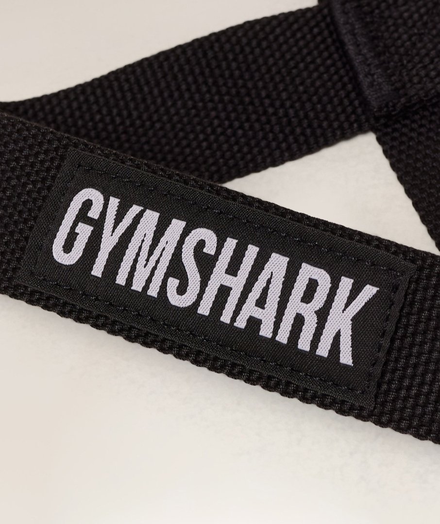 Gymshark Figure 8 Lifting Straps Black Maroc — 100% authentique