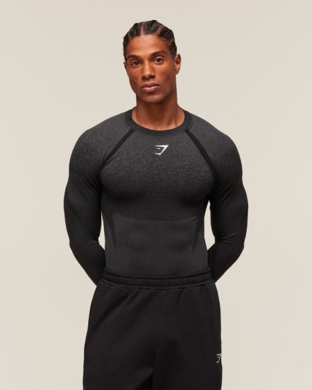 shadow seamless long sleeve t-shirt Gymshark Maroc — 100% authentique
