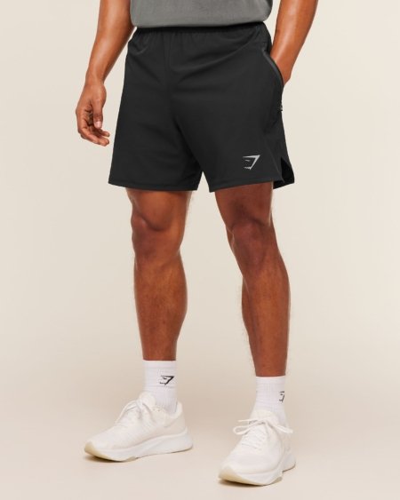 Gymshark Sport Hybrid 6 Shorts Black Maroc — 100% authentique