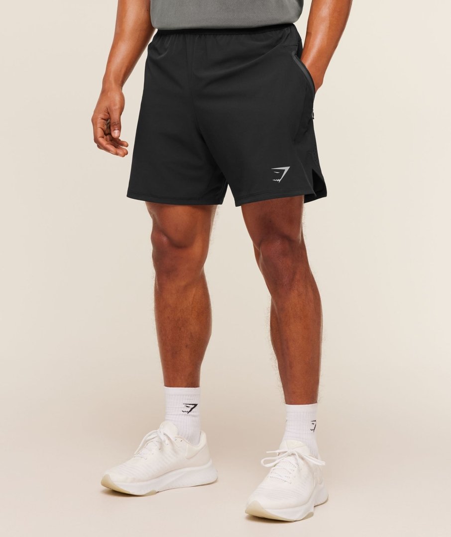 Gymshark Sport Hybrid 6 Shorts Black Maroc — 100% authentique