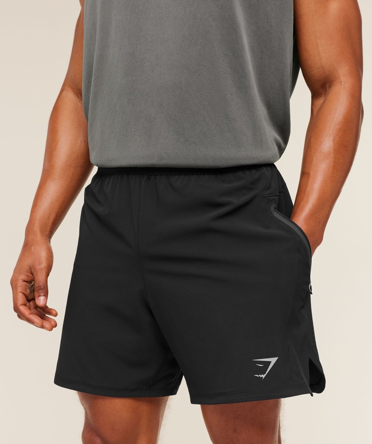 Gymshark Sport Hybrid 6 Shorts Black Maroc — 100% authentique
