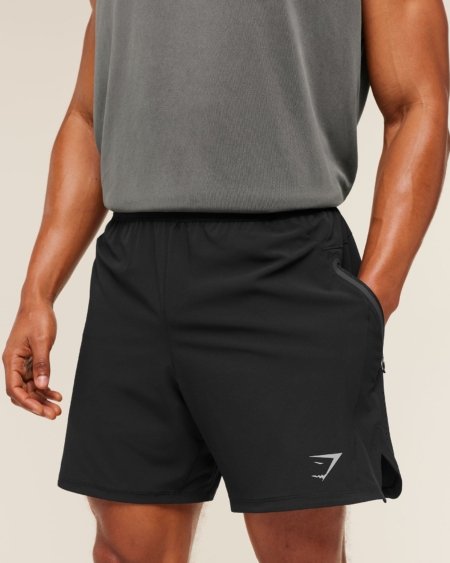 Gymshark Sport Hybrid 6 Shorts Black Maroc — 100% authentique