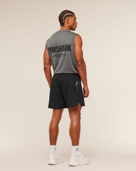 Gymshark Sport Hybrid 6 Shorts Black Maroc — 100% authentique