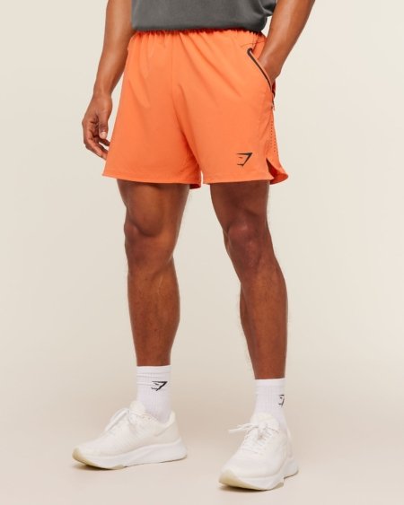 Gymshark Sport Hybrid 6" Shorts Dayglow Peach Maroc — 100% authentique