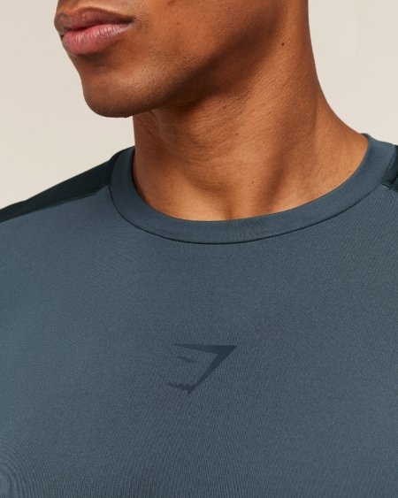 Gymshark Sport T-Shirt Stealth Blue Deep Petrol Blue Maroc — 100% authentique