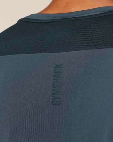 Gymshark Sport T-Shirt Stealth Blue Deep Petrol Blue Maroc — 100% authentique