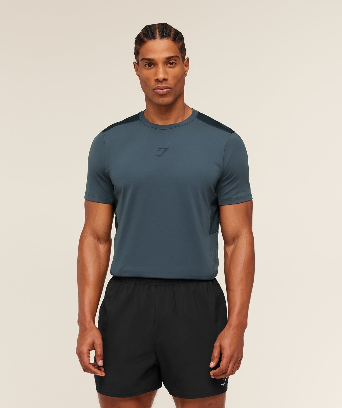 Gymshark Sport T-Shirt Stealth Blue Deep Petrol Blue Maroc — 100% authentique