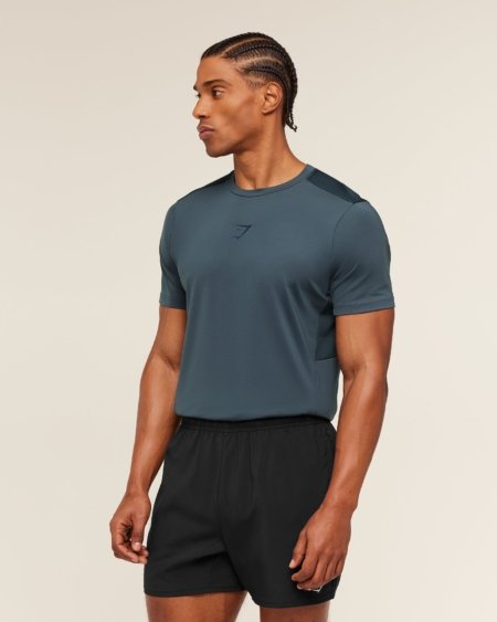 Gymshark Sport T-Shirt Stealth Blue Deep Petrol Blue Maroc — 100% authentique