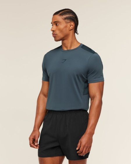 Gymshark Sport T-Shirt Stealth Blue Deep Petrol Blue Maroc — 100% authentique