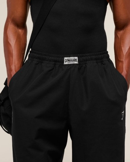 Gymshark Straight Leg Pumper Pants Black Maroc — 100% authentique