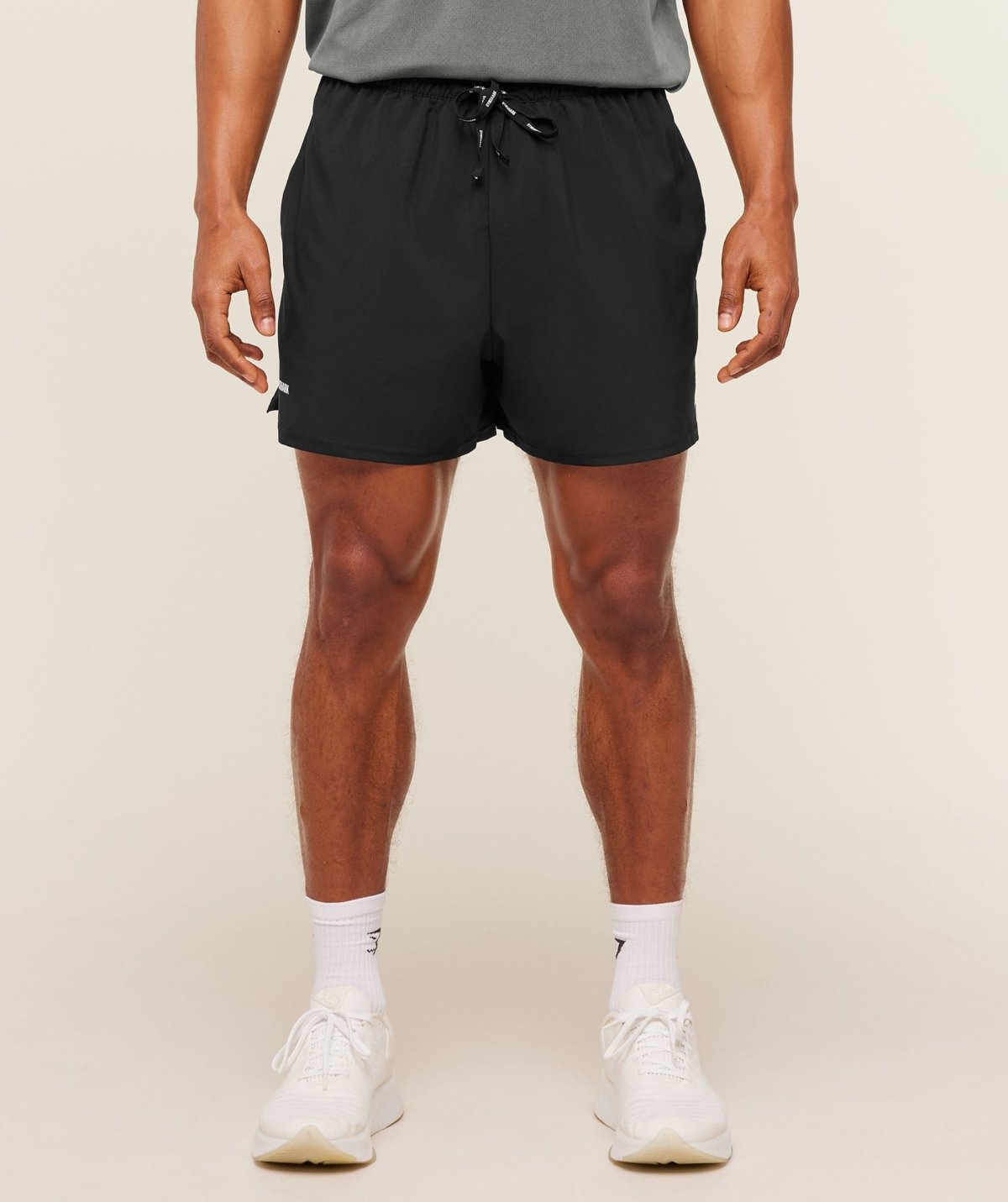 Gymshark Train 5 Shorts Black Maroc — 100% authentique