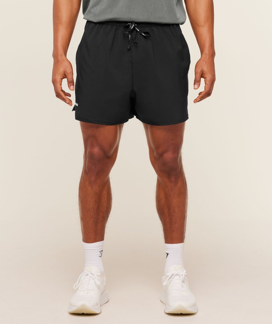 Gymshark Train 5 Shorts Black Maroc — 100% authentique